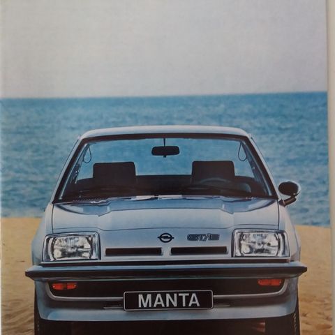 Opel MANTA -brosjyre. (NORSK)