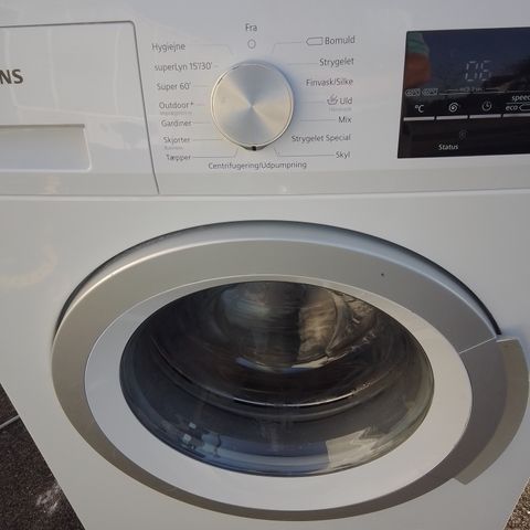 Siemens vaskemaskin pent brukt til salgs