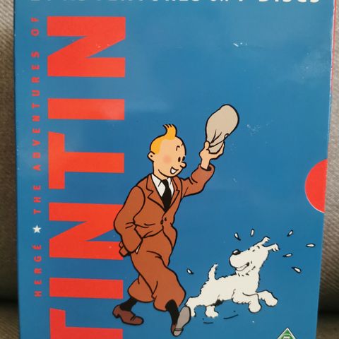Tintin alle 21 eventyr på 7 disker