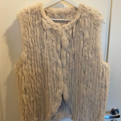 Rosenvinge vest 100% real fur