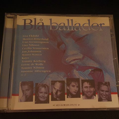 CD - "Blå ballader"  25,-