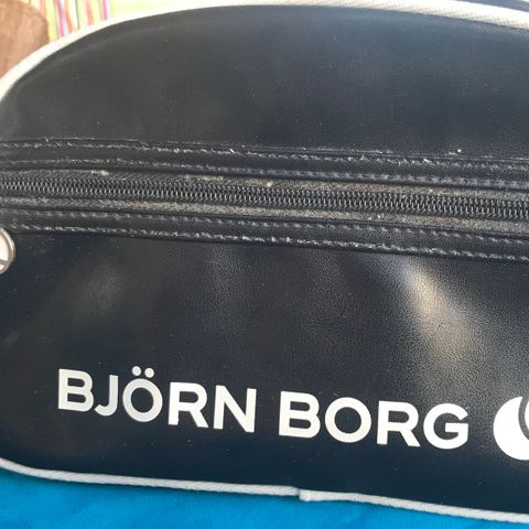 Toalettveske/toalettmappe Bjørn Borg,retro,vintage