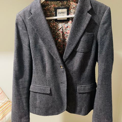 Tweed dressjakke fra Esprit