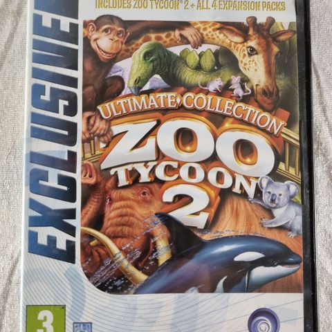 Zoo Tycoon 2 med alle 4 expansions PC spill