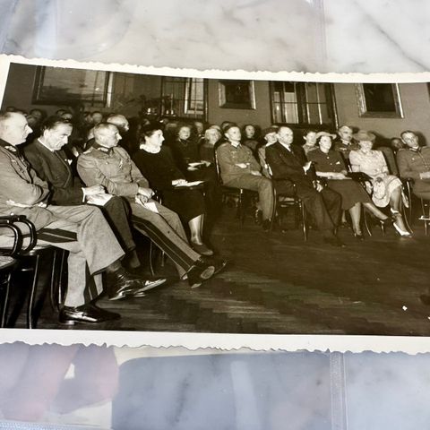 WW2 Original Foto Med A. Speer & Generaler