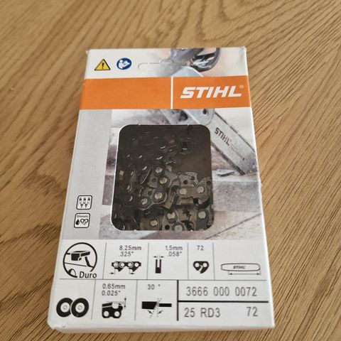 Stihl oilomatic chain 25rd3 72