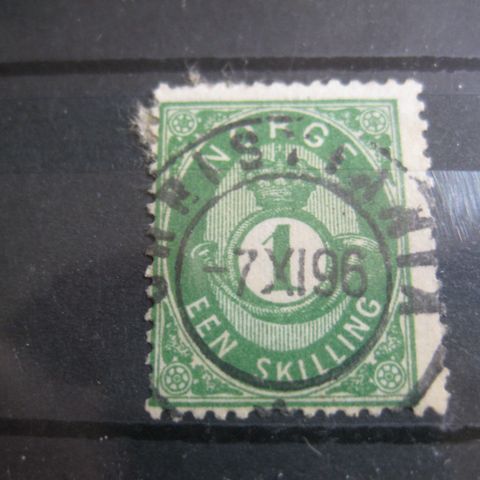 NK 16  II  a  lux stemplet Christiania  1896