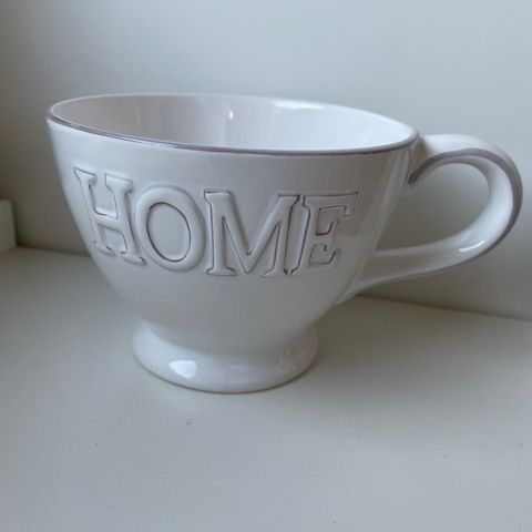 Home store hvite tekopper, 8 stk, 30kr stk