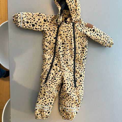 Mini Rodini vinterdress leopard 86