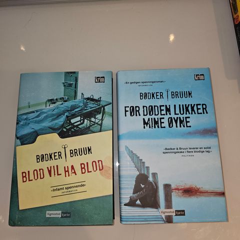 2 stk Bødker Bruun bøker