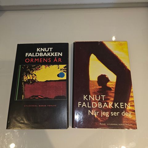 2 stk Knut Faldbakken bøker