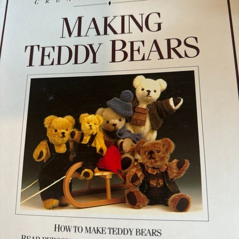 MAKING TEDDY BEARS - hvordan lage teddy bjørner - mønster og veileder