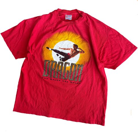 Vintage Bruce Lee t-skjorte fra 1993, XL