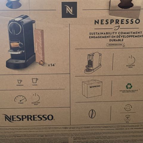 nespresso maskin NY .