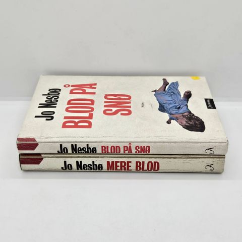 Blod på snø og Mere blod. Hardcover. Jo Nesbø