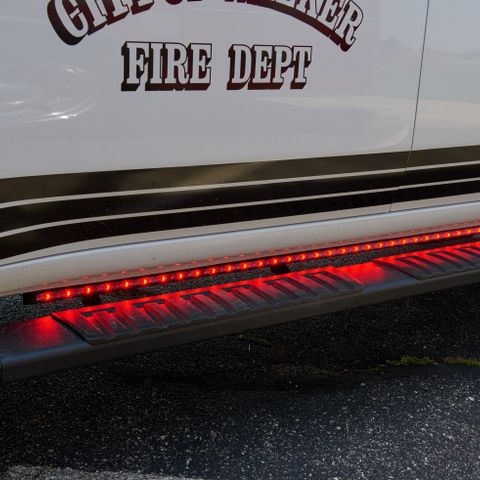 LED Running Boards Varsellys (DualColor Gul Blinkende/Hvitt arbeidslys)