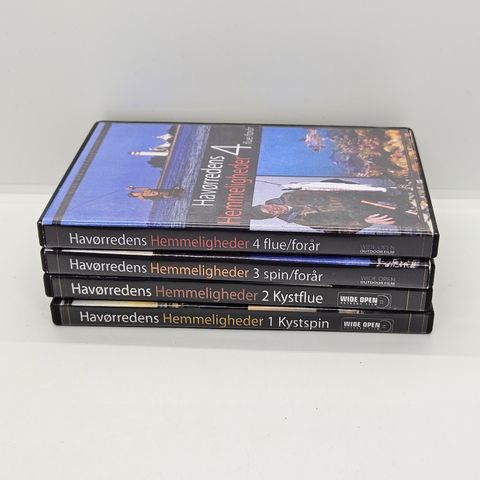 Havørredens hemmeligheder 1-4. Dvd