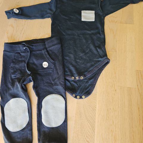 Woolland ull set (body og bukse)