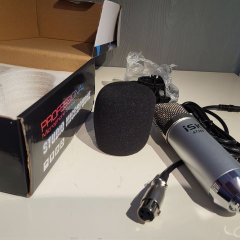 Pen brukt mikrofon til podkast/livestream