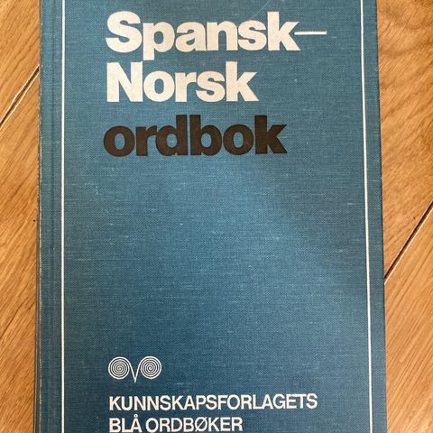 SPANSK-NORSK ORDBOK.