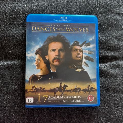 Danser med ulver (Blu-ray med norsk tekst) - Som Ny !