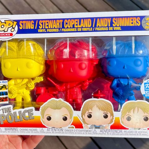 Funko Pop! Sting / Stewart Copeland / Andy Summers (Synchronicity 3-Pack)