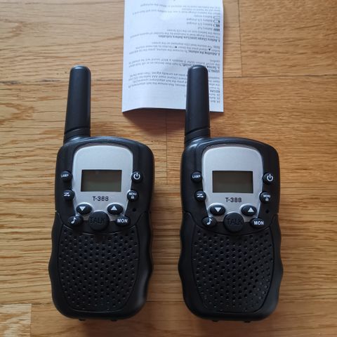 2stk. Walkie Talkie