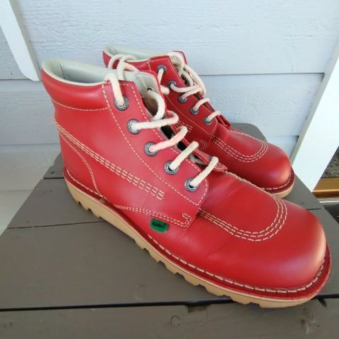 Kickers sko rød størrelse 43