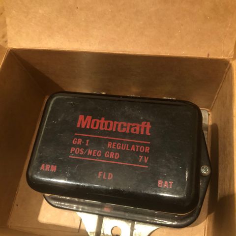 Motorcraft GR-1 Regulator 7 volt
