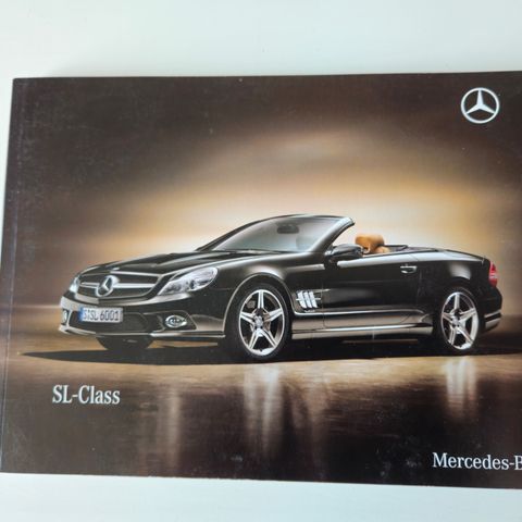 Mercedes SL brosjyre