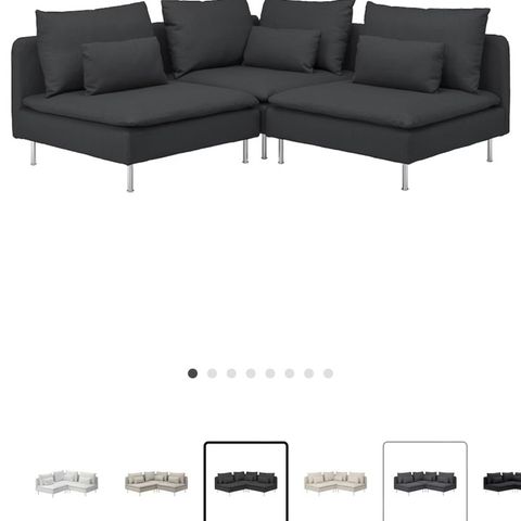 Sofa SÖDERHAMN fra Ikea