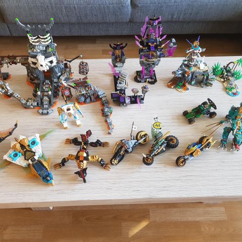 Flere Lego NINJAGO sett (13stk)