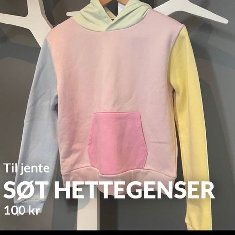 Søt hettegenser til jente