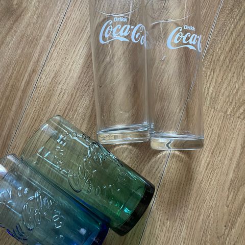 COCA - COLA glass. 4 stk.