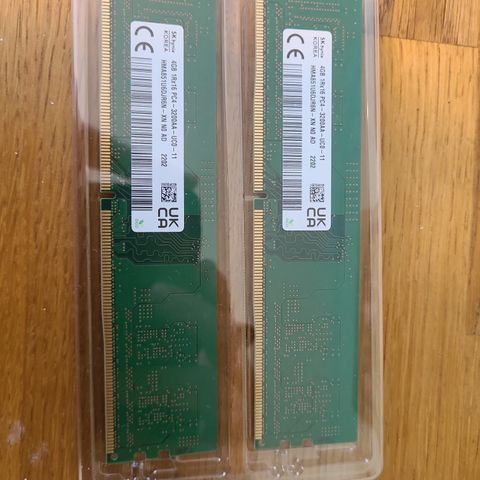 HP 8GB DDR 4 ram