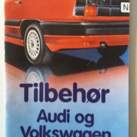 VOLKSWAGEN og AUDI Tilbehør -brosjyre/katalog. (NORSK)