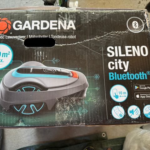 Uåpnet og ny Gardena sileno city Bluetooth 500