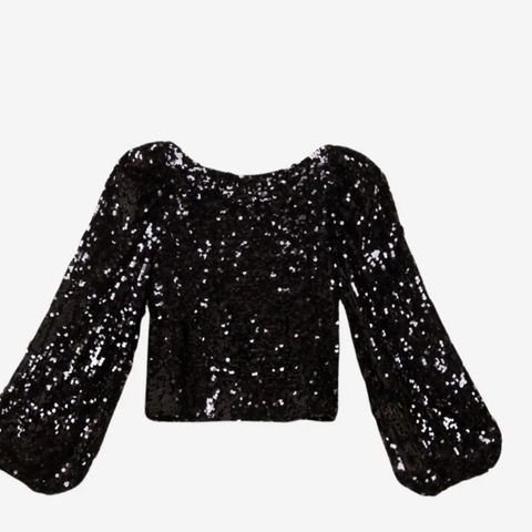 By Timo SEQUINS TOP BLACK