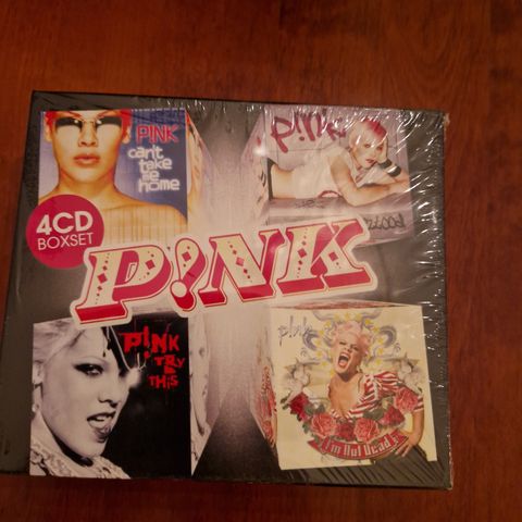 Megabox 4CD Boxset PINK uåpnet  NY PRIS