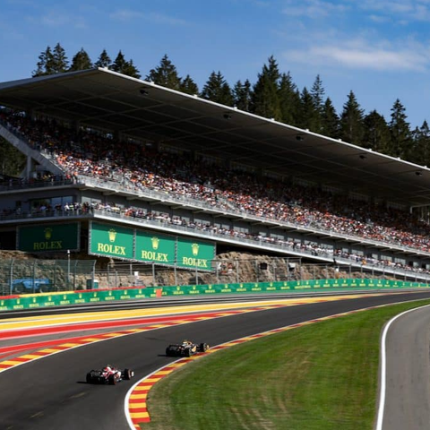 Formel 1 Spa GP Gold 3 Grand Stand Eau Rouge