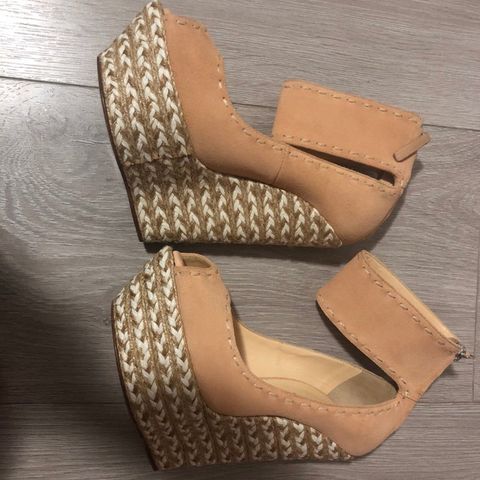 Giuseppe Zanotti wedges / sandaler i gull m