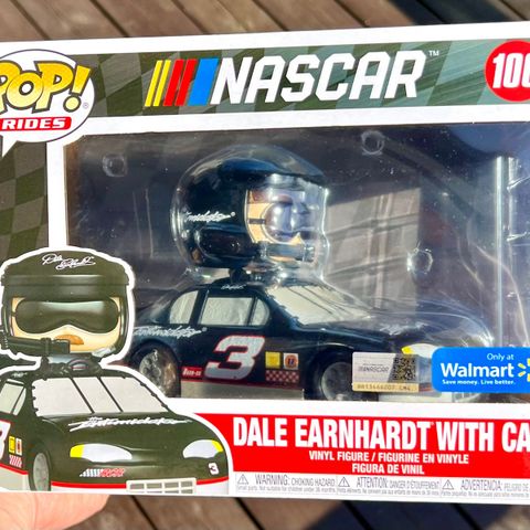 Funko Pop! Rides: Dale Earnhardt w/ Car | NASCAR (100) Excl. to Walmart