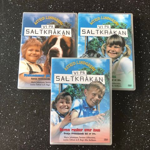 Vi på Saltkråkan   DVDer med Norsk Tekst og Norsk Tale