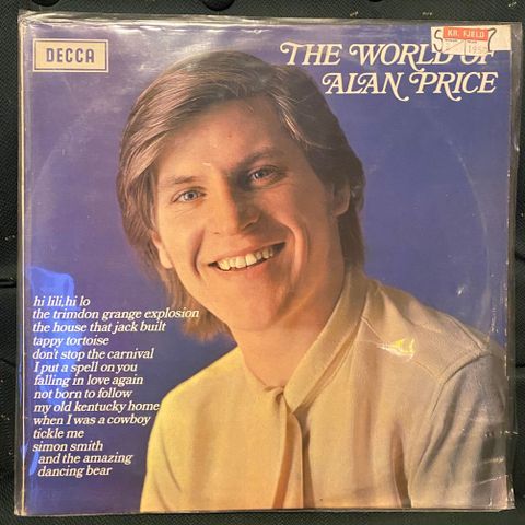 ALAN PRICE VINYLSAMLING SELGES