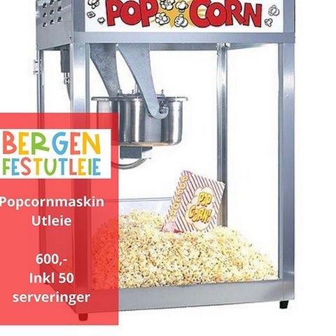 Popcorn Maskin Utleie