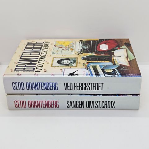 2 stk Gerd Brantenberg hardcover bøker