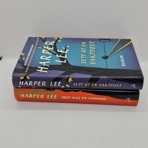 2 stk Harper Lee hardcover bøker