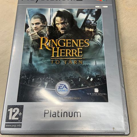 PS2 - Ringenes herre to tårn platinum