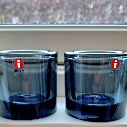 2 stk Iittala Kivi lyslykter