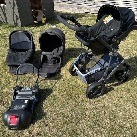 Barnevogn + Bilstol Britax smile